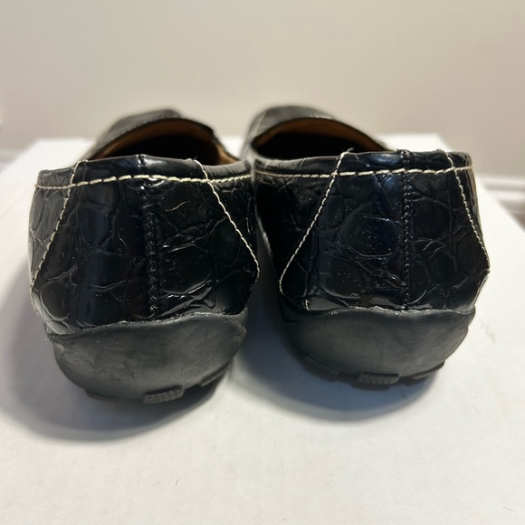 Natural Soul Black Croc-Embossed Flats 7M - Picture 5 of 7